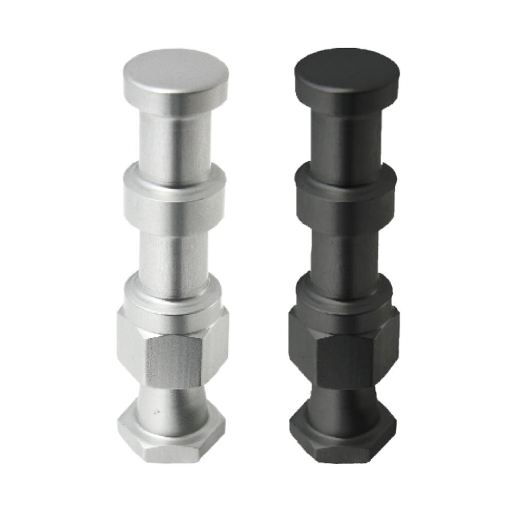 KS-020 - 5/8" Compact Aluminum Snap-in Pin (Silver)