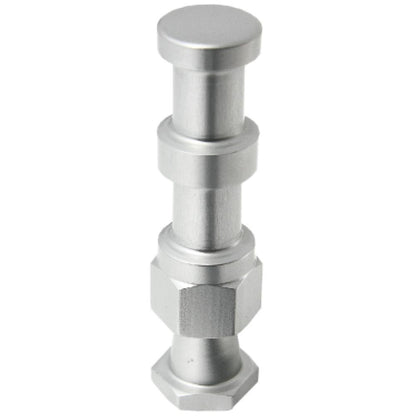 KS-020 - 5/8" Compact Aluminum Snap-in Pin (Silver) mounted detail
