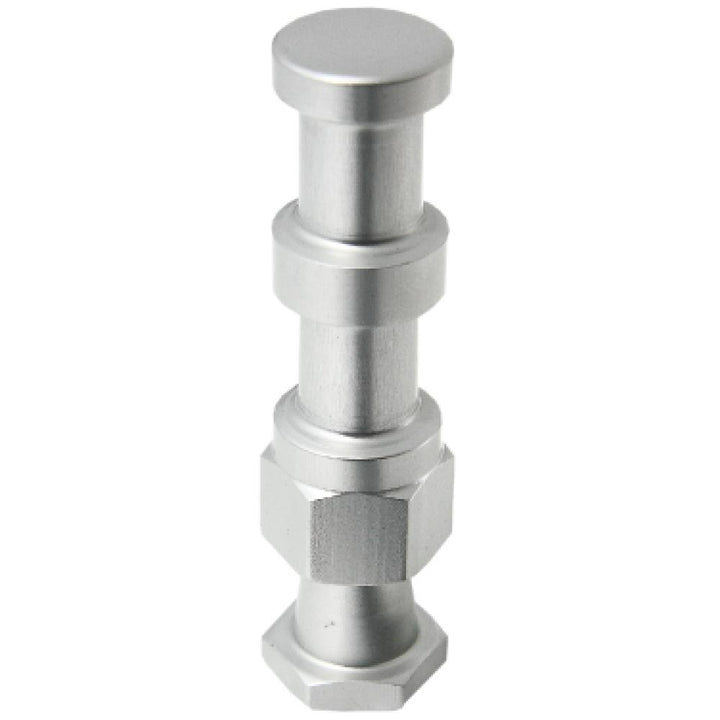 KS-020 - 5/8" Compact Aluminum Snap-in Pin (Silver) mounted detail