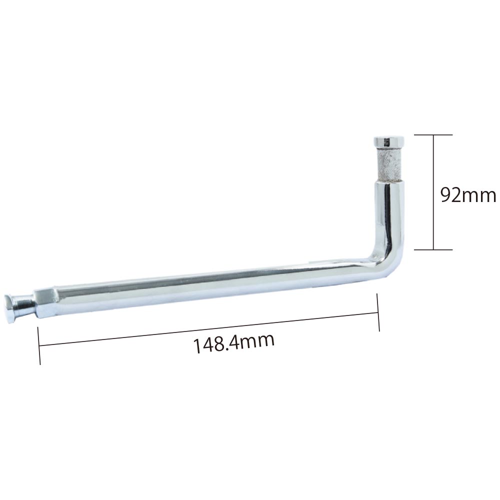 KS-031 - Snap In Right Angle Pin dimension diagram