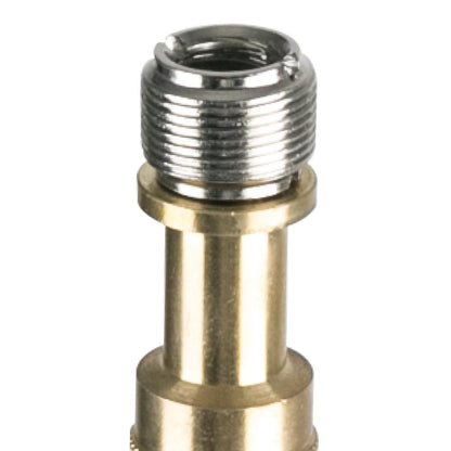 KS-067 - 3/8"-16 Female to 5/8"-27 Male Microphone Adapter mounted detail, microphone adapter close-up