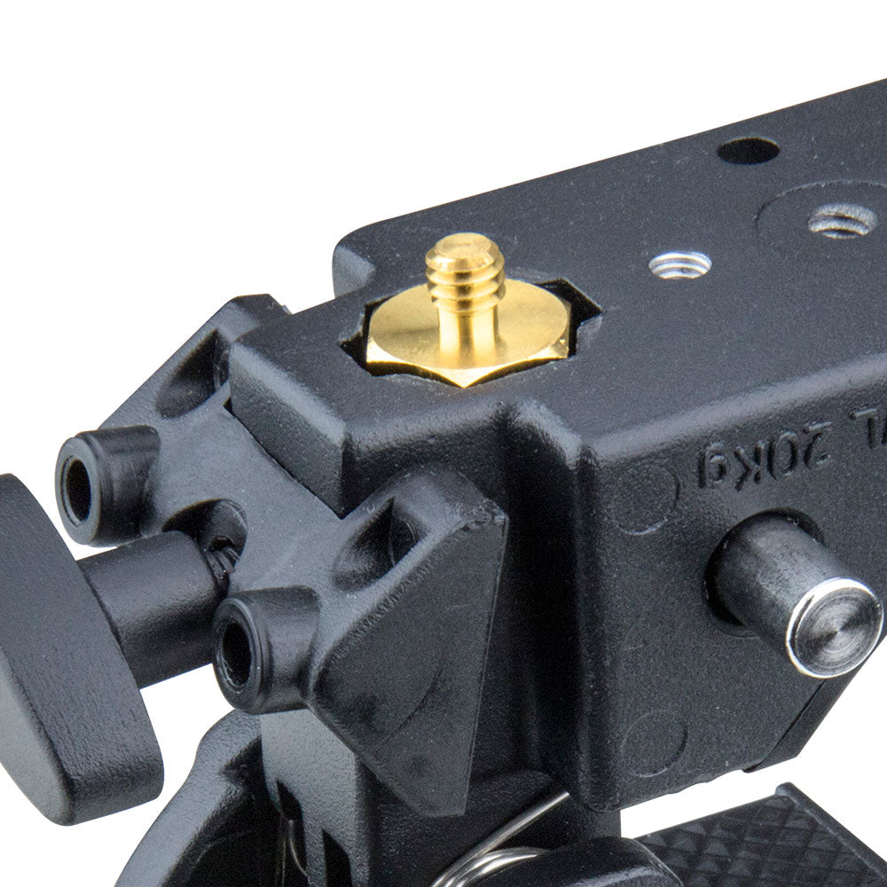 KS-130 - Hex Adapter with 3/8"-16 Female and 1/4"-20 Male alternate view or mounted detail