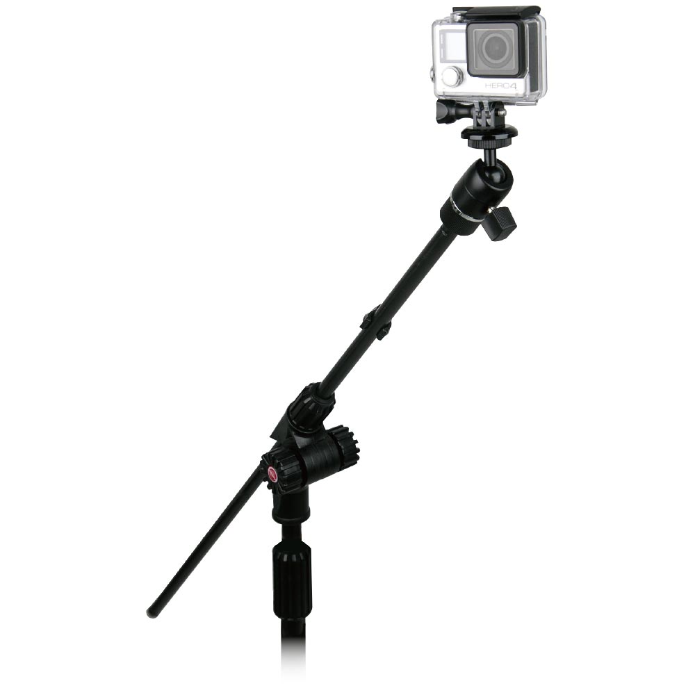 KS-139 - 3/8"-16 Male to 5/8"-27 Female Microphone Adapter alternate view or mounted detail
