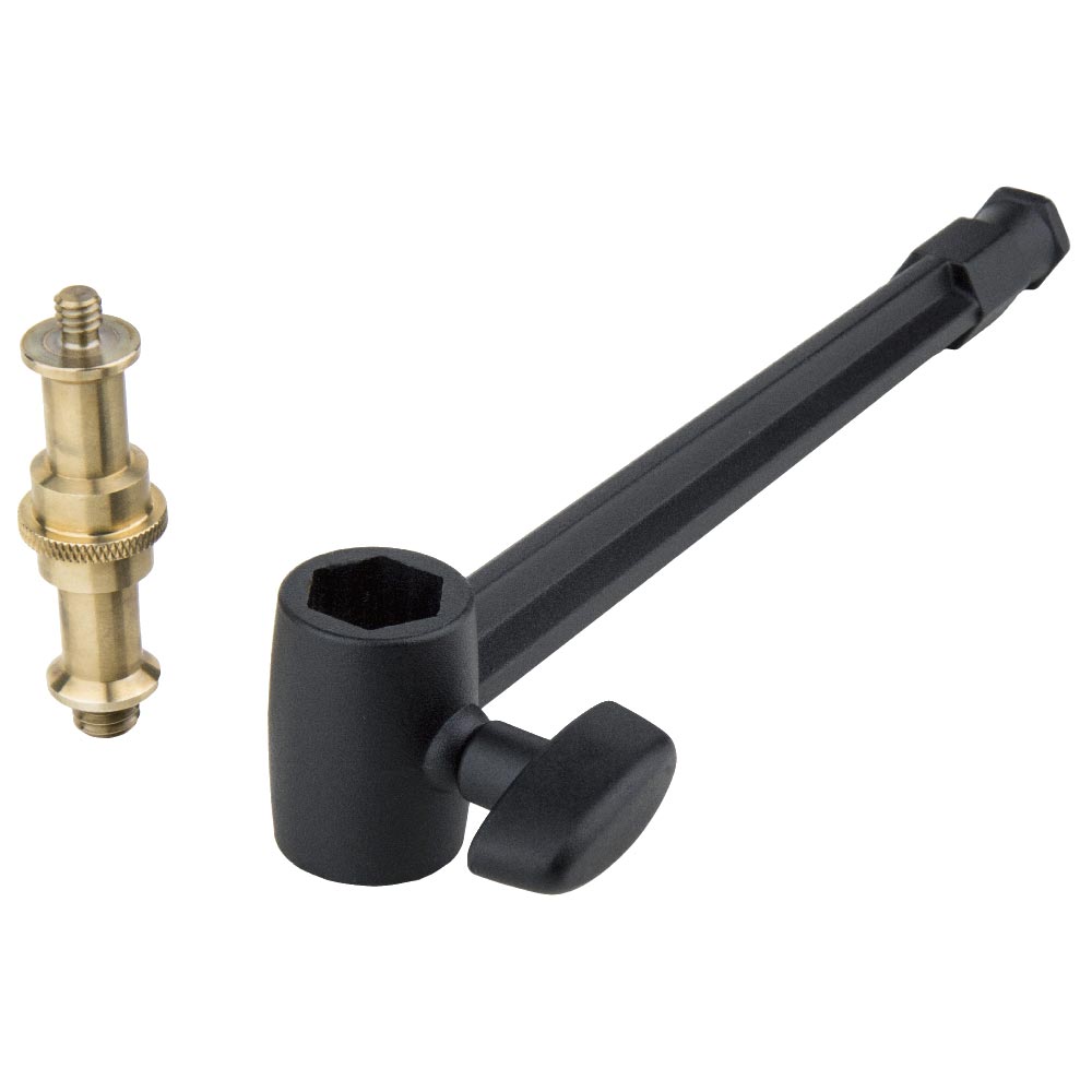 KS-195 - Extension Arm with Universal Adapter Spigot alternate view or mounted detail