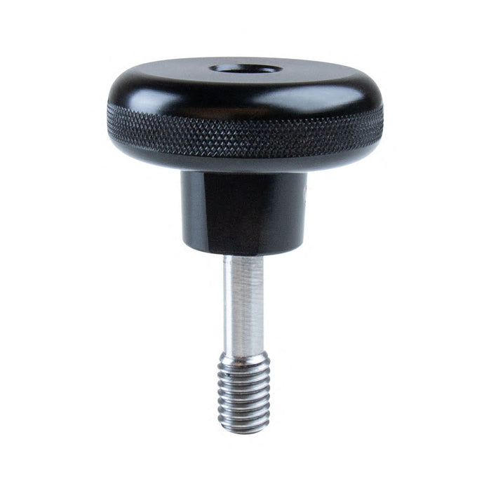 KS-266 - Aluminum Round Knob with 3/8"-16 Male Thread