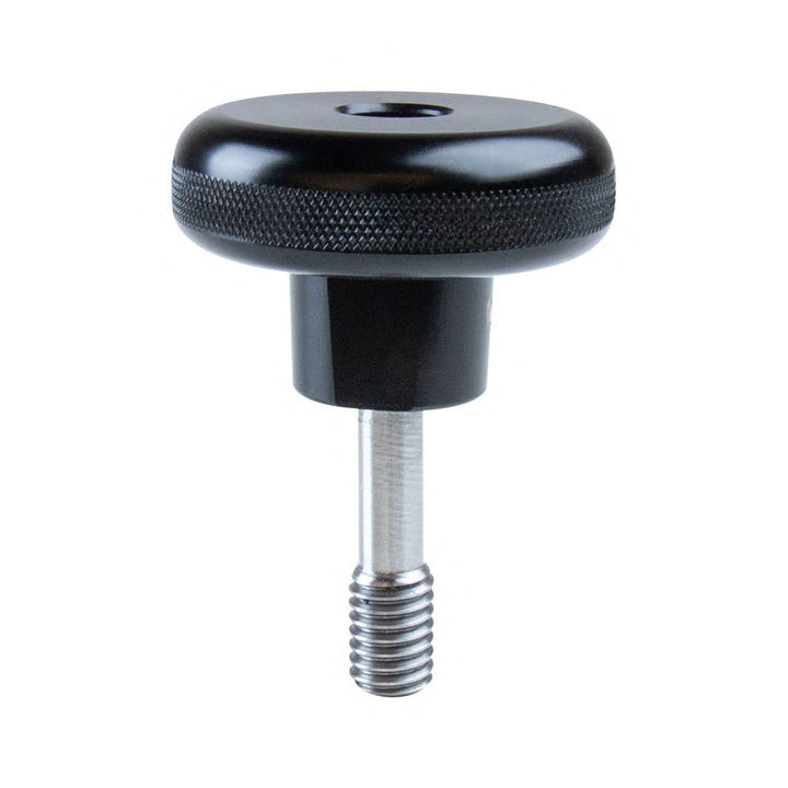 KS-266 - Aluminum Round Knob with 3/8"-16 Male Thread