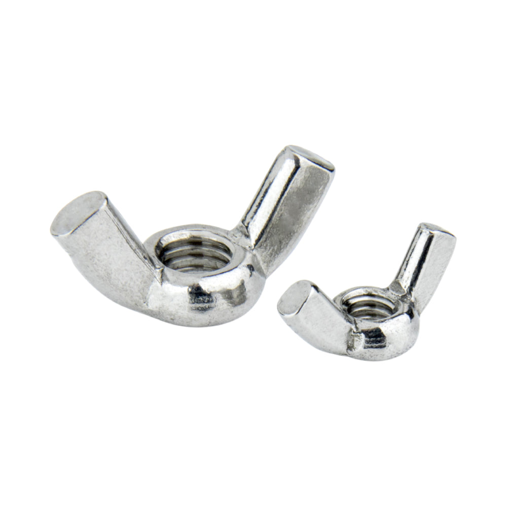 KS-291 - 3/8"-16 Stainless Steel Wing Nut Set of 5 mounted setup