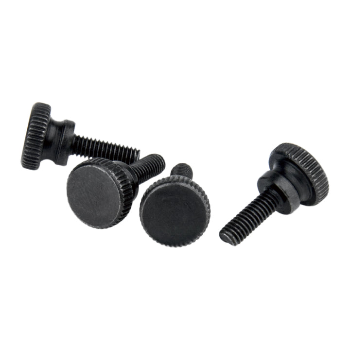 KS-292 - M4 Knurled Shoulder Steel Thumb Screw Set of 4
