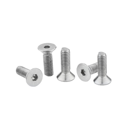 KS-293 - 3/8"-16 UNC x 1-1/4" Stainless Hex Flat Head Screw Set 5 pcs