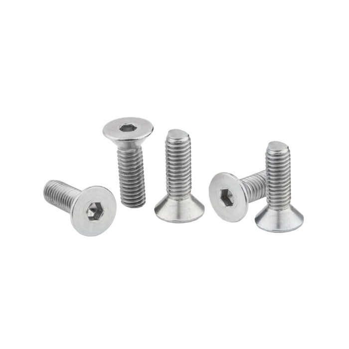 KS-293 - 3/8"-16 UNC x 1-1/4" Stainless Hex Flat Head Screw Set, 5 pcs