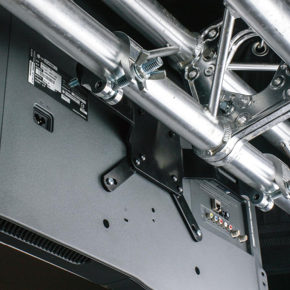 KS-512 - VESA Mounting Adapter 100 / 200 truss mounting setup