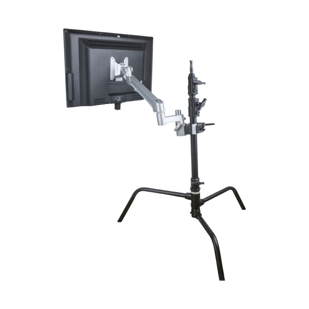 KS-529 - Gas Spring Arm Adapter for Convi Clamp complete mounting setup