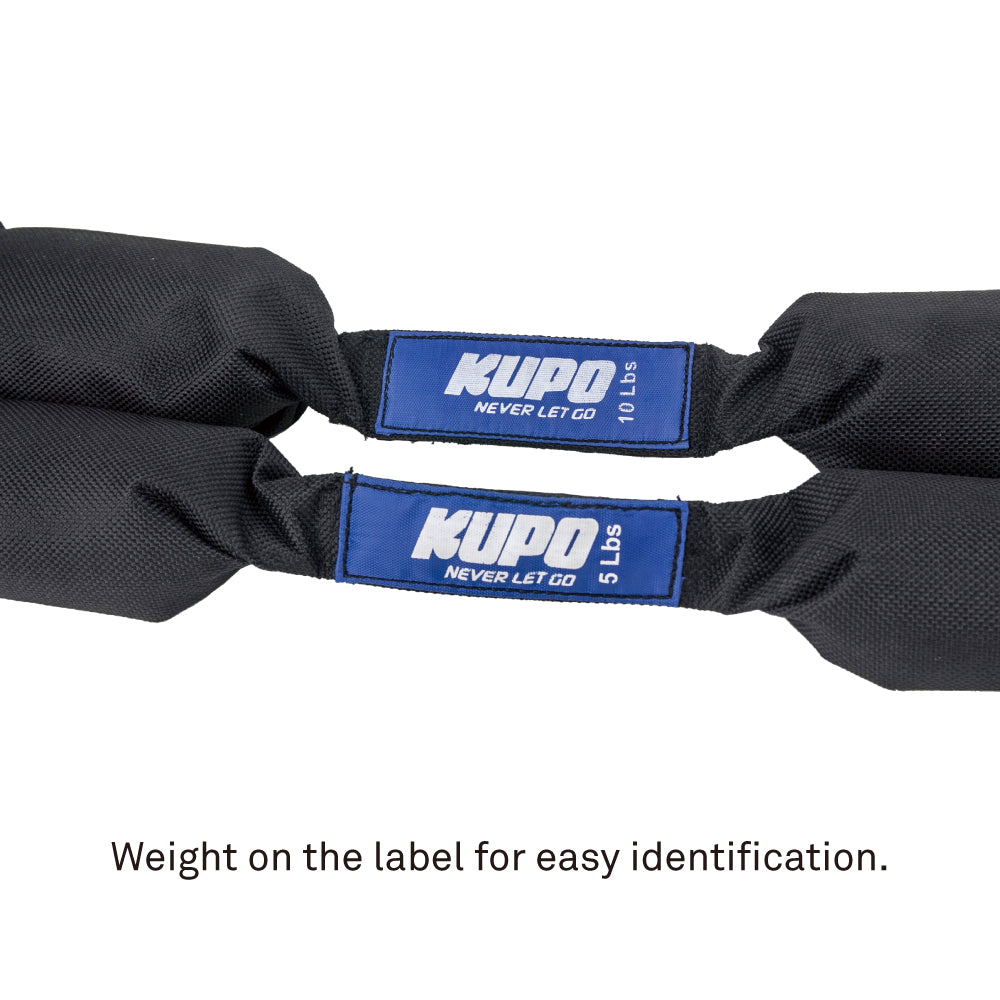KSW-05 - KUPO 5 lb Wrap & Go Shot Bag storage or comparison view