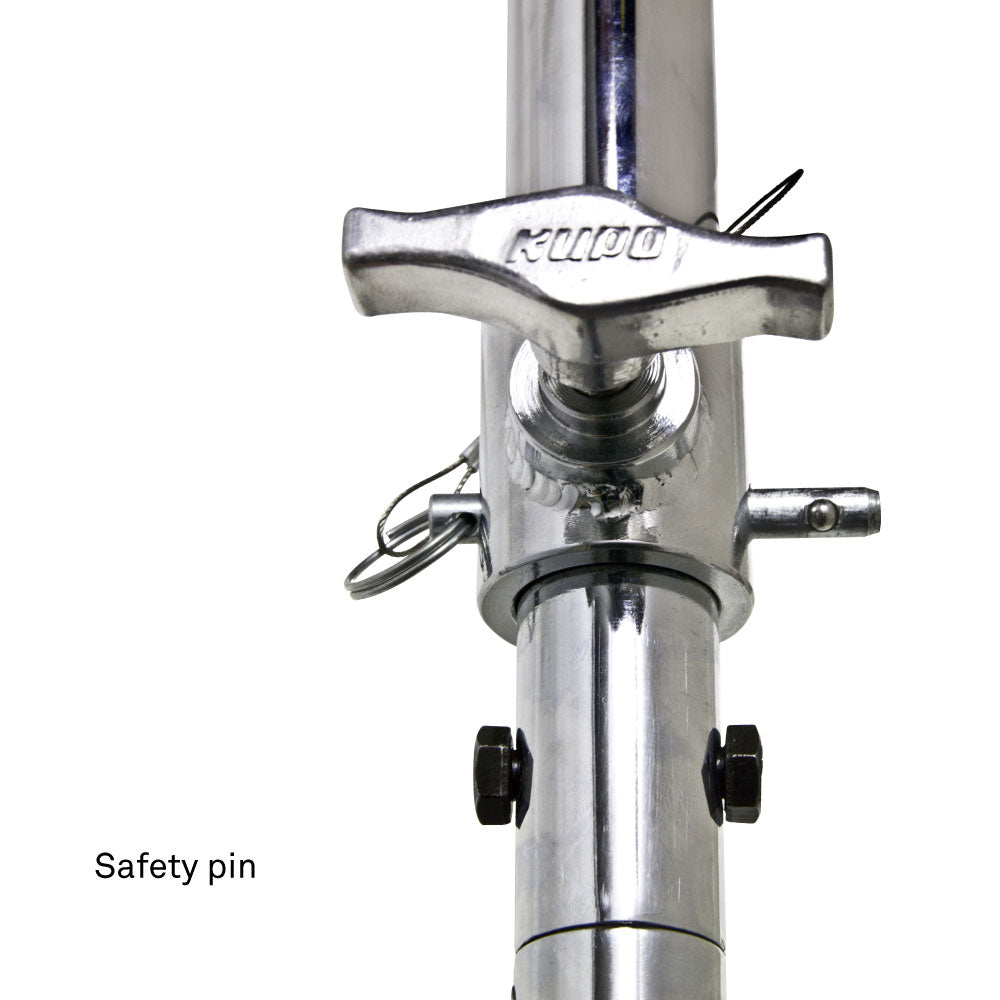 KTHS-0408 - Medium Telescopic Hanger with Stirrup Head safety pin detail