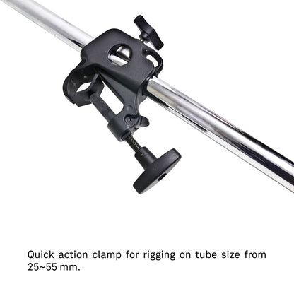 KTHS-0510 - Long Telescopic Hanger with Stirrup Head quick action clamp detail