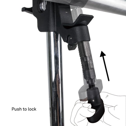 KTHU-0712 - KUPO Telescopic Hanger push-to-lock operation