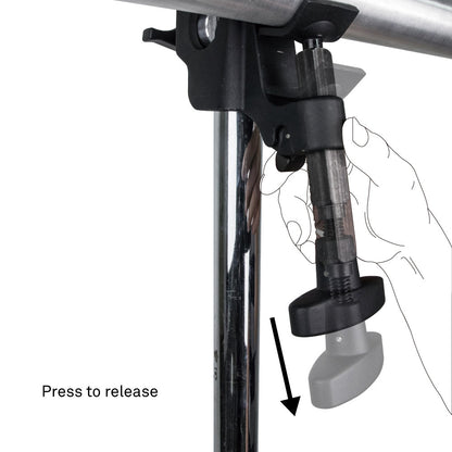 KTHU-0712 - KUPO Telescopic Hanger press-to-release operation