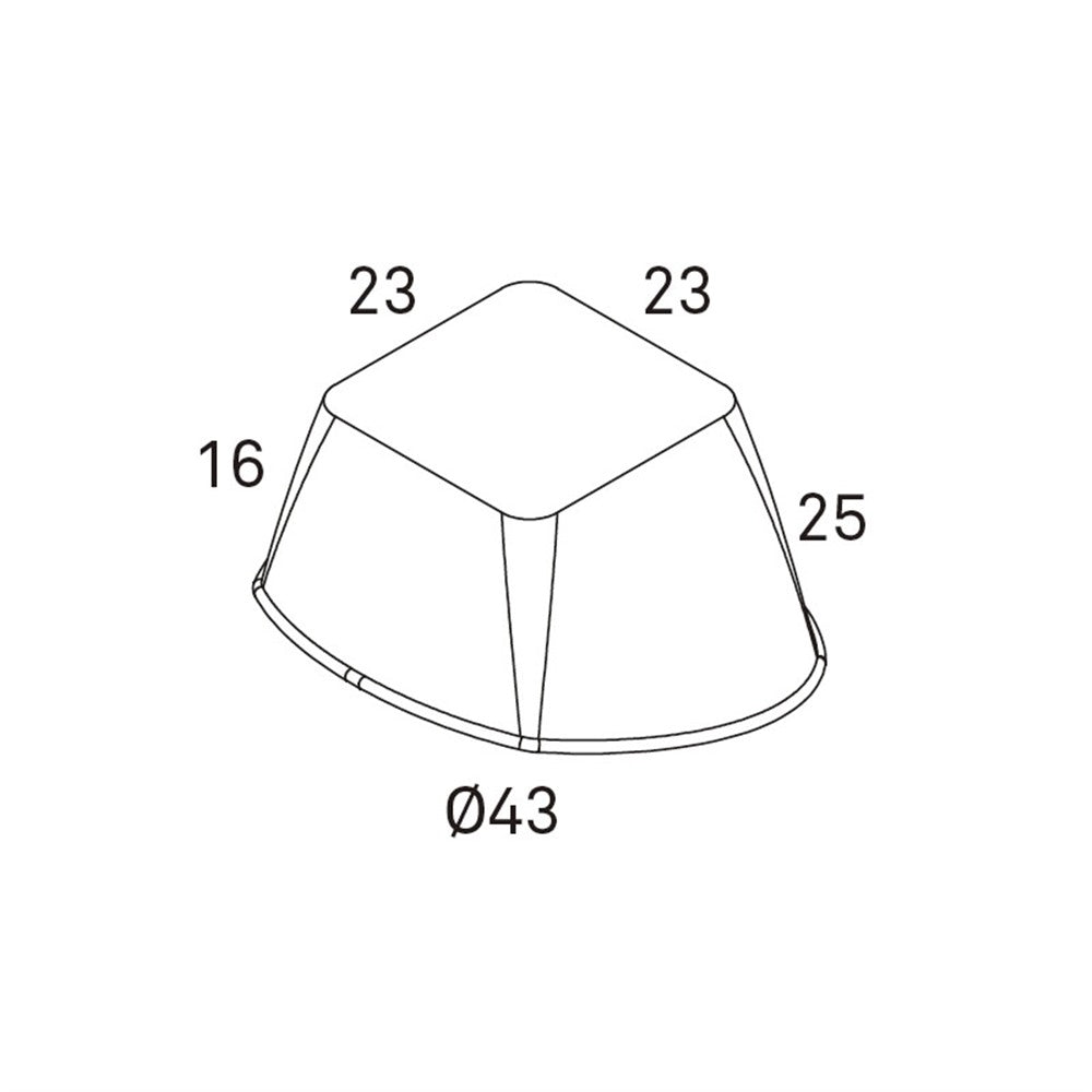 KWP-A - Short-Barrel Par Shielddimension diagram