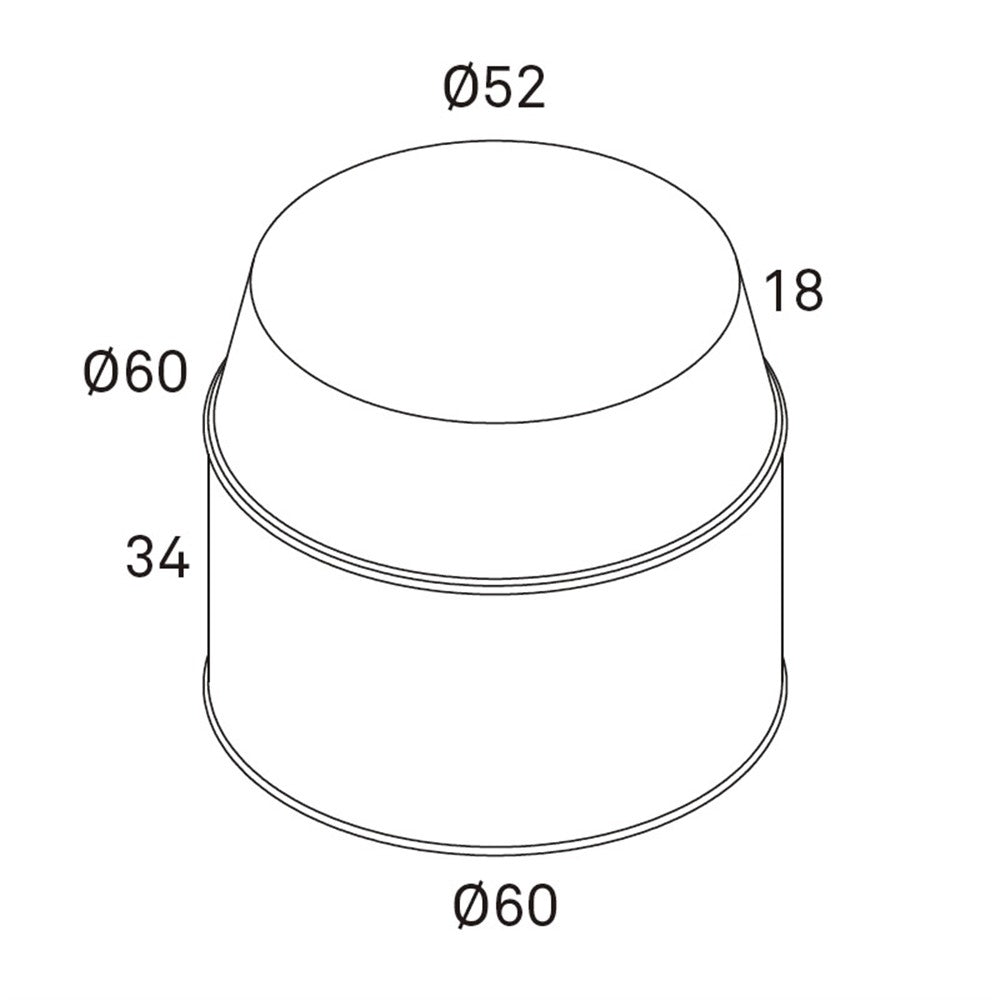 KWP-E - Wide-Body Par Shielddimension diagram