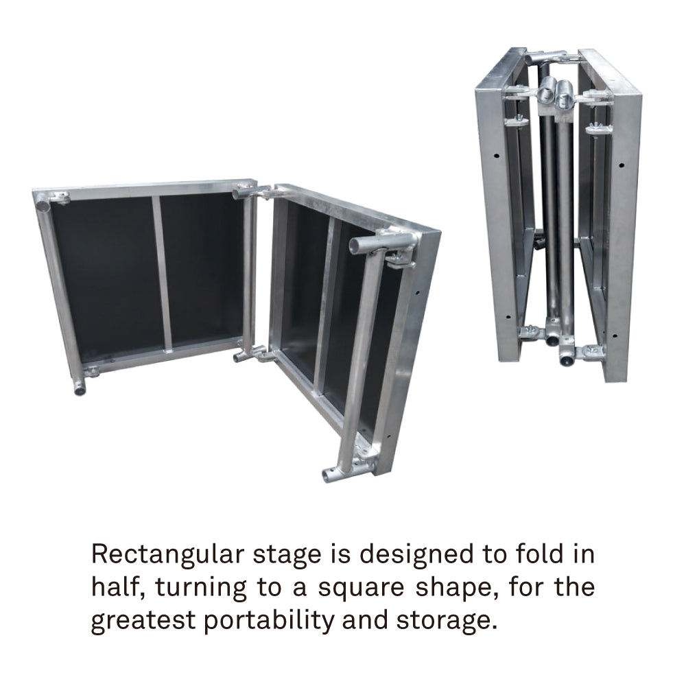 KXB-F01 - KXB-F01 -Folding Stage 200 cm L x 100 cm W folding storage detail