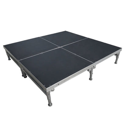 KXB-F02 - KXB-F02 -Folding Stage 244 cm L x 122 cm W square stage setup
