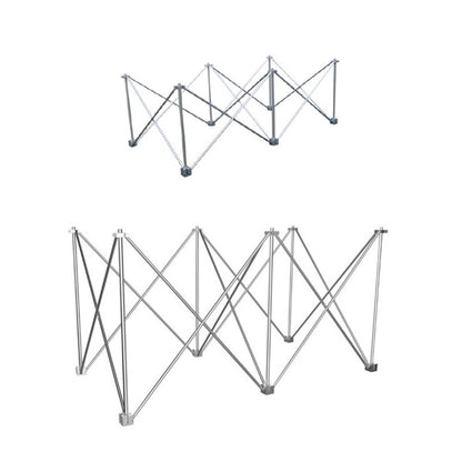 KXB-MP1R - X-Bone Platform Medium Red Carpet folding frame view