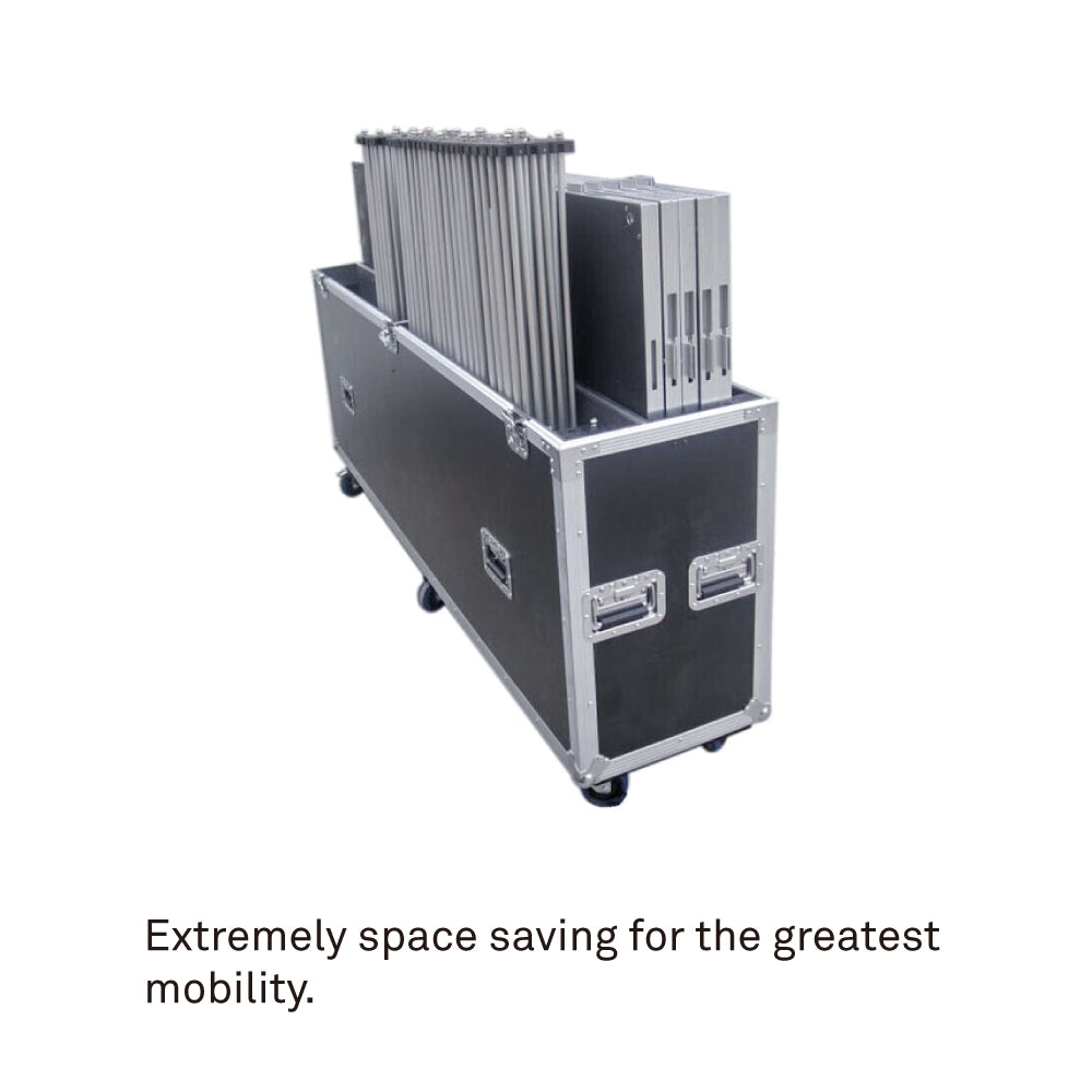 KXB-MP1R - X-Bone Platform Medium Red Carpet storage case view