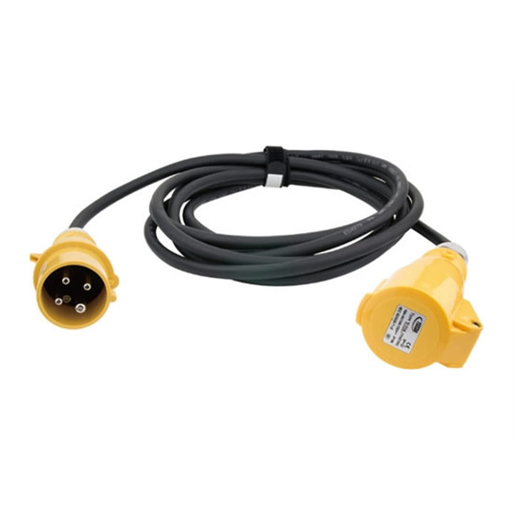 MCA-0404 °C-200 - Hoist Power Cable, CEE Yellow 4-Pin Plug to CEE Yellow 4-Pin Connector, 20M
