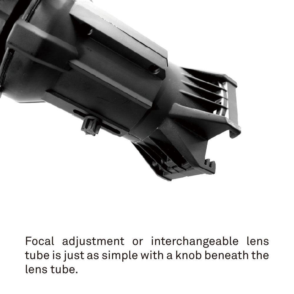ML-7519B - ML-7519B Megalite Ellipsoidal Spotlight 19° focal adjustment detail