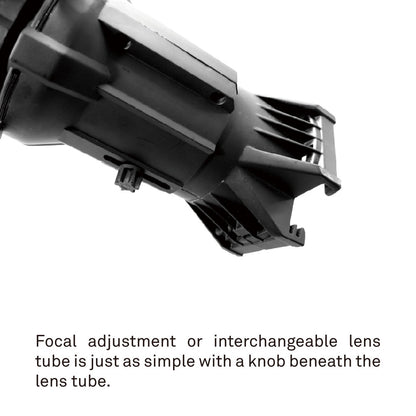 ML-7519B - ML-7519B Megalite Ellipsoidal Spotlight 19° focal adjustment detail