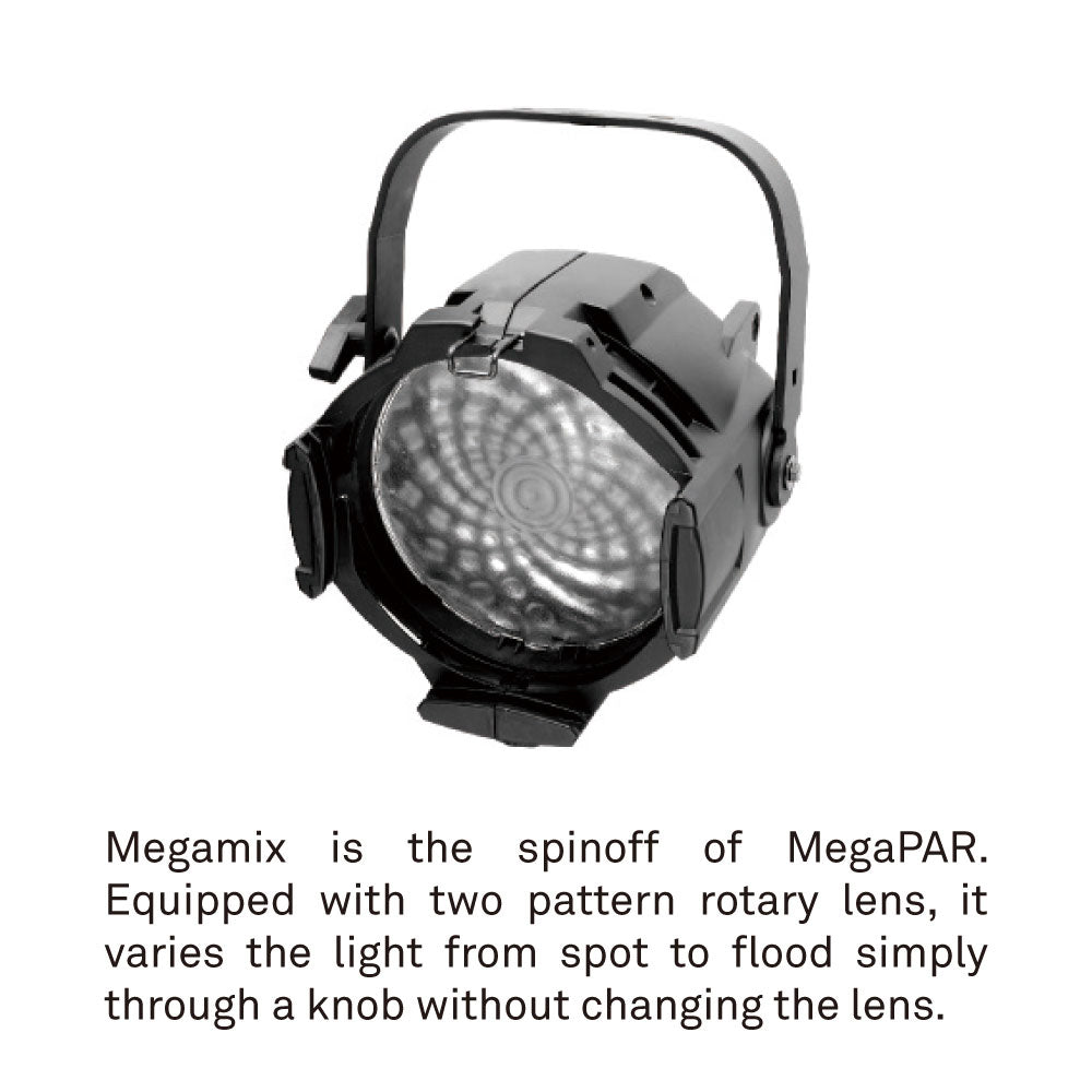 MP-575B - MP-575B Megapar 575 W HID PAR shutter or lens detail