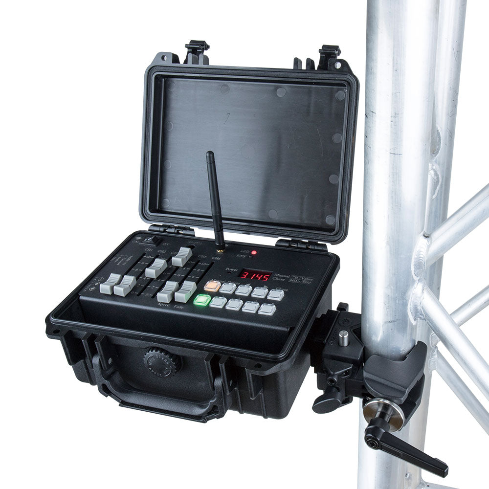 PC-30 - KUPO Portable Mini Console truss mounted setup