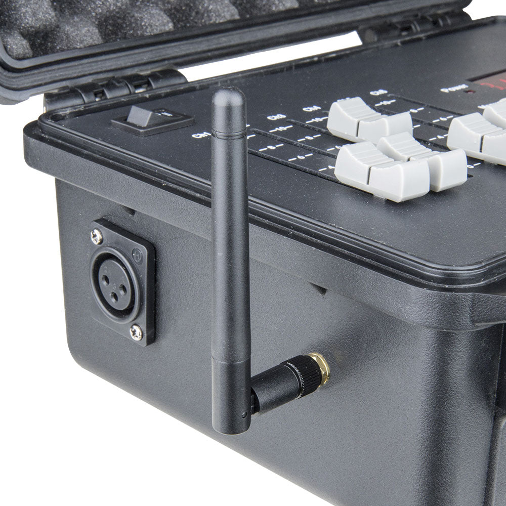 PC-30 - KUPO Portable Mini Console antenna and side port detail
