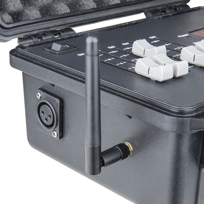 PC-30 - KUPO Portable Mini Console antenna and side port detail