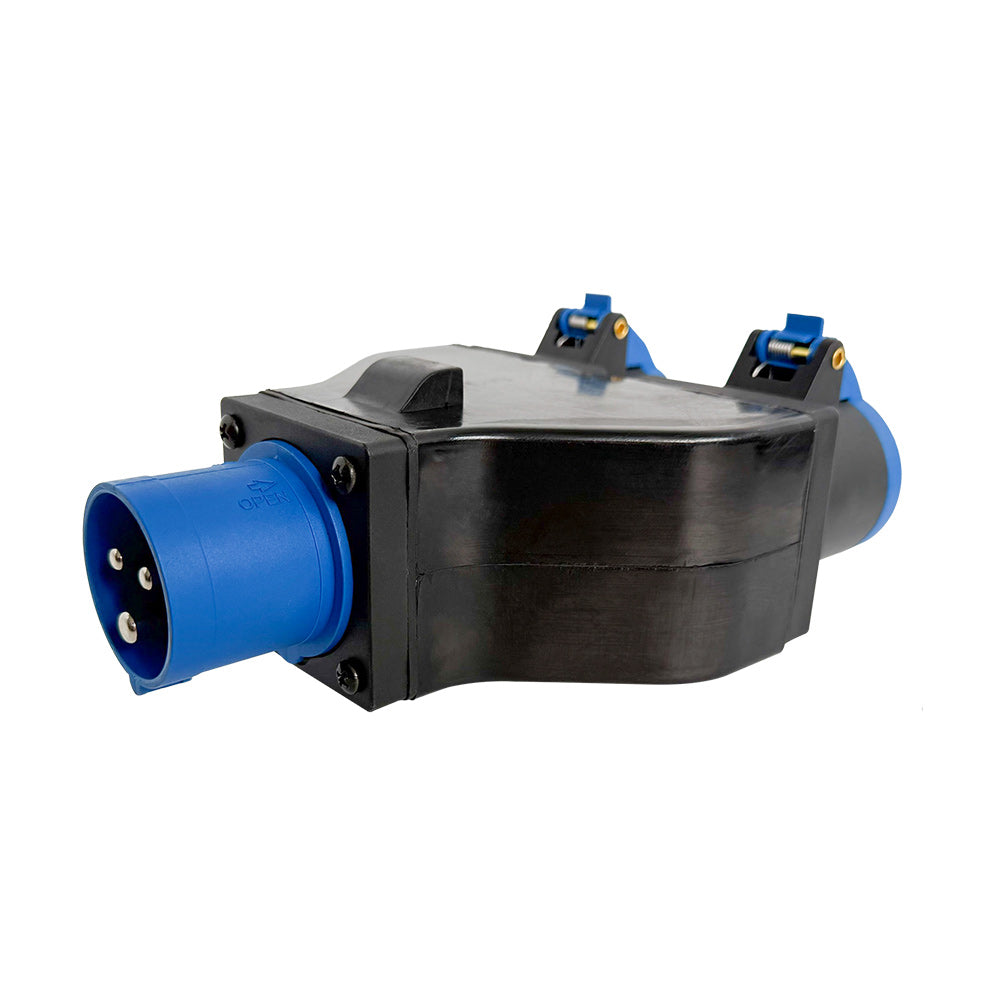 PDB-16CRB - Rubber Splitter Box connector side view