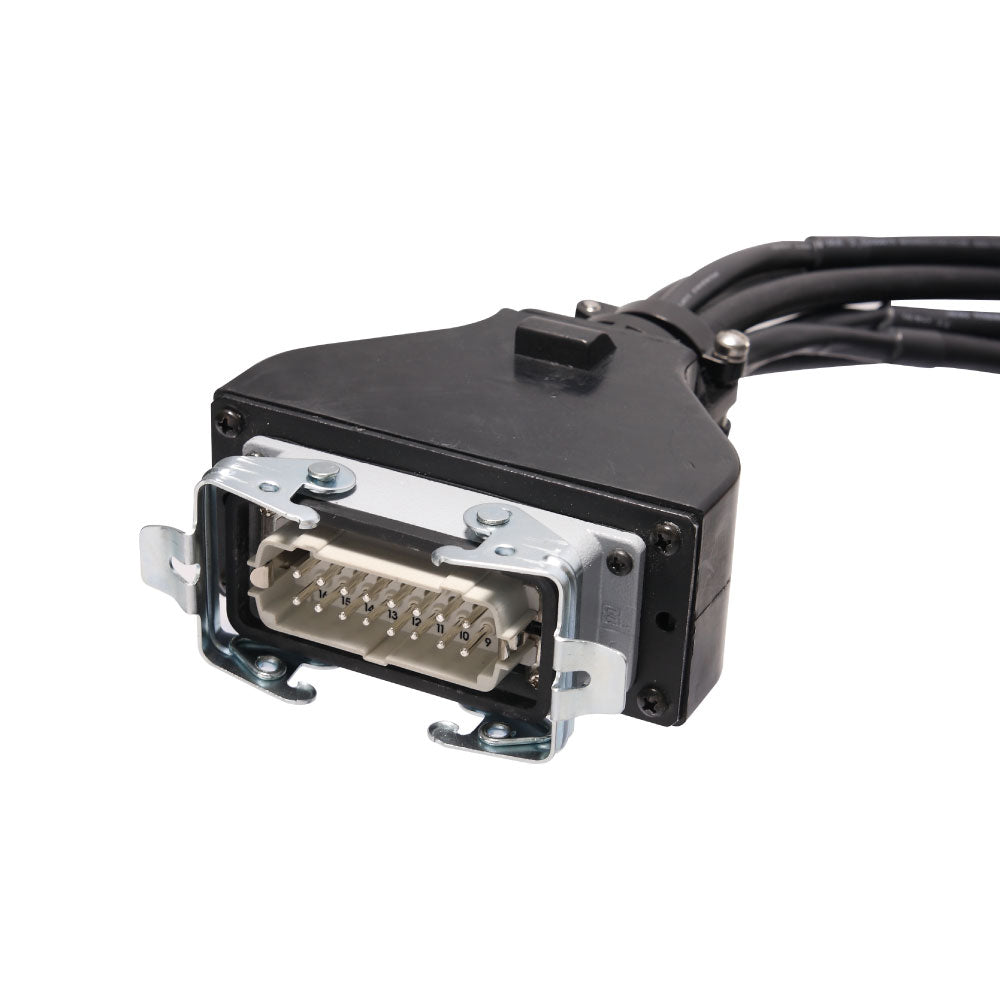 PDB-16HBK - Rubber Splitter Box connector side view