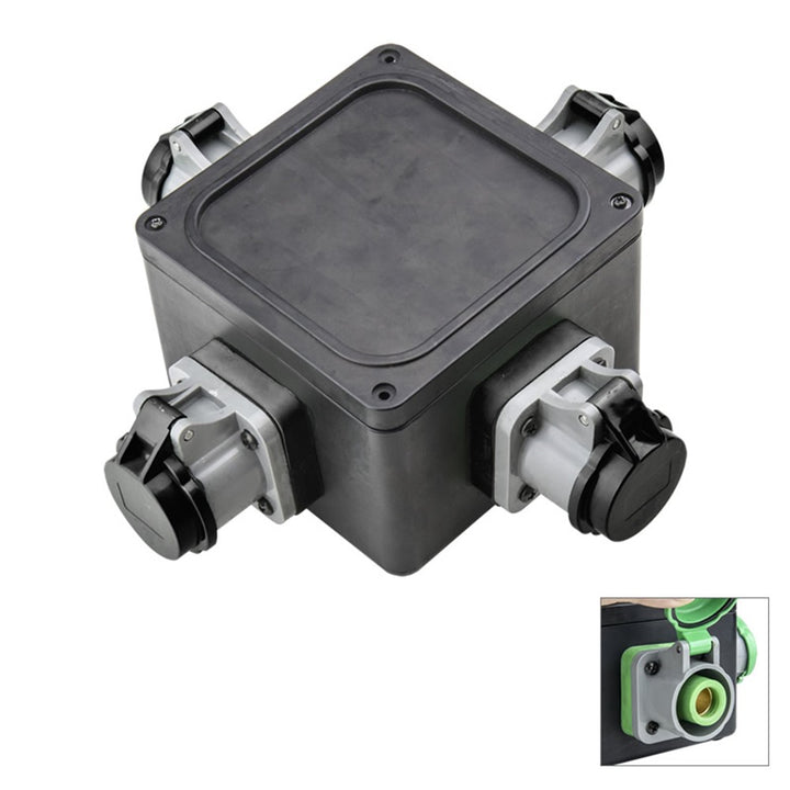 PDB-C1301BK - KUPO K-Lok 400 A Rubber Cubic Power Distro Box - Black product view