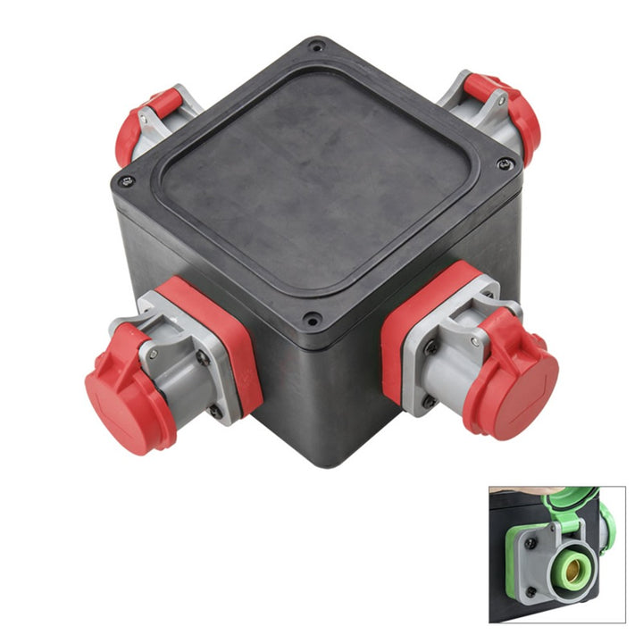 PDB-C1301R - KUPO K-Lok 400 A Rubber Cubic Power Distro Box - Red product view