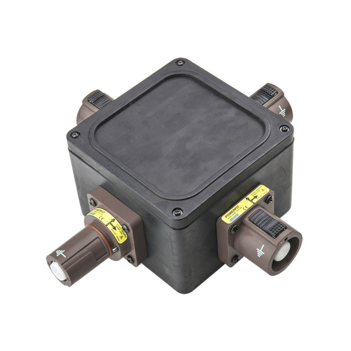 PDB-C1303BN - KUPO PowerFit 400 A Rubber Cubic Power Distro Box - Brown product view