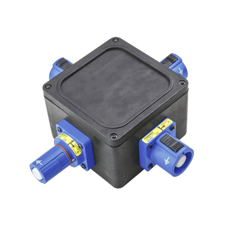 PDB-C1303B - KUPO PowerFit 400 A Rubber Cubic Power Distro Box - Blue product view