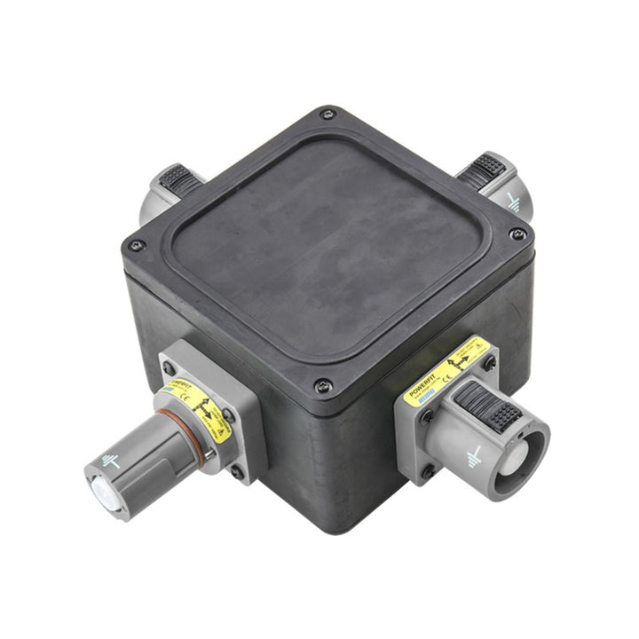 PDB-C1303GY - KUPO PowerFit 400 A Rubber Cubic Power Distro Box - Gray product view