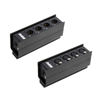 PDB-E1401F - KUPO PDB-E1401 F RJ45 to 5-Pin XLR Data Distribution Box -Female data distribution box pair view