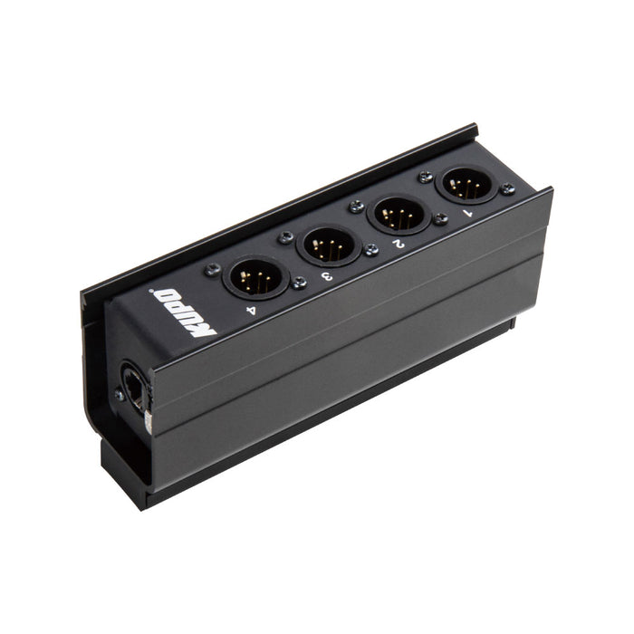 KUPO PDB-E1401M RJ45 to 5-Pin XLR Data Distribution Box - Male
