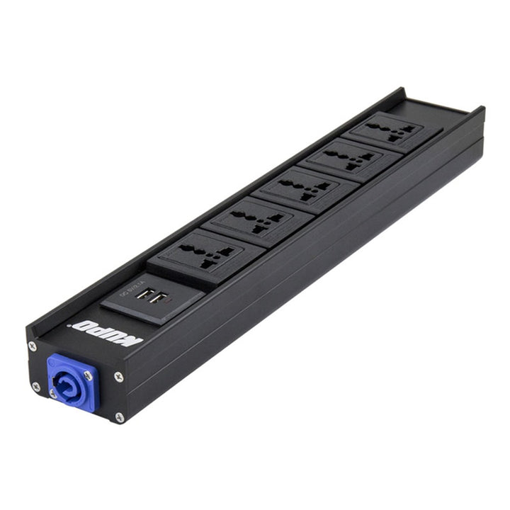 PDB-L1502D - Linear Power Distribution Box linear power box angled view