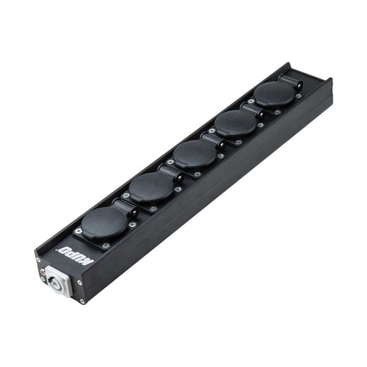 PDB-L1505D - Linear Power Distribution Box linear power box angled view