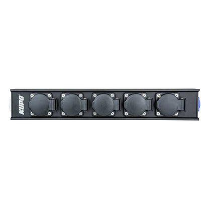 PDB-L1505D - Linear Power Distribution Box front outlet layout