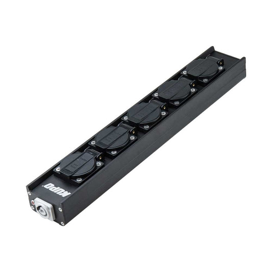 PDB-L1506D - Linear Power Distribution Box linear power box angled view