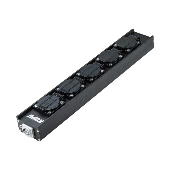 PDB-L1506D - Linear Power Distribution Box linear power box angled view