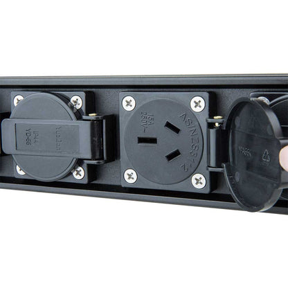 PDB-L1506D - Linear Power Distribution Box outlet close-up