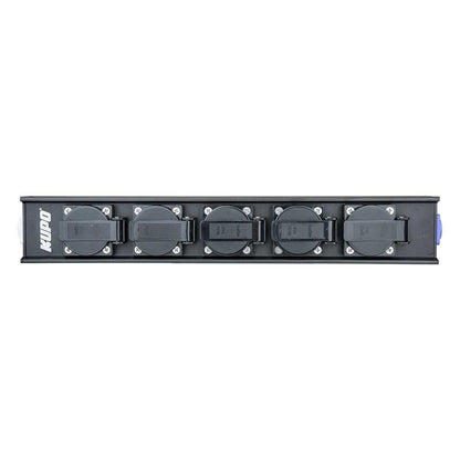 PDB-L1506D - Linear Power Distribution Box front outlet layout